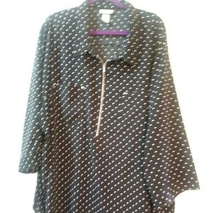 Poka dot blouse